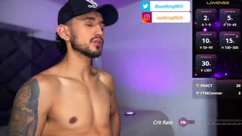 Snapshot of axelking13 chatting on January 19, 2025, 12:49 am Axel King online show from January 19, 2025, 12:49 am