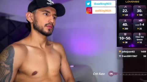 Snapshot of axelking13 chatting on January 22, 2025, 2:48 am Axel King online show from January 22, 2025, 2:48 am