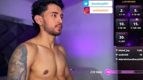 Snapshot of axelking13 chatting on March 10, 2025, 12:18 am Axel King online show from March 10, 2025, 12:18 am