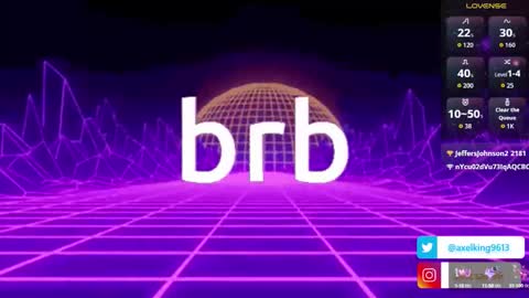 Snapshot of axelking13 chatting on October 12, 2025, 9:58 pm Axel King online show from October 12, 2025, 9:58 pm