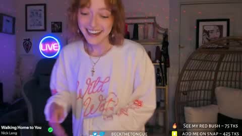Snapshot of beckthetongue chatting on April 29, 2026, 10:27 pm Beck the tongue online show from April 29, 2026, 10:27 pm
