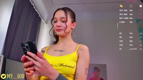 Snapshot of breeding_material chatting on April 20, 2026, 3:26 pm Ashley Dolce and Lou online show from April 20, 2026, 3:26 pm