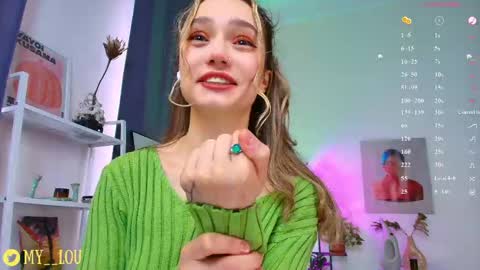 Snapshot of breeding_material chatting on May 15, 2026, 3:19 pm Ashley Dolce and Lou online show from May 15, 2026, 3:19 pm