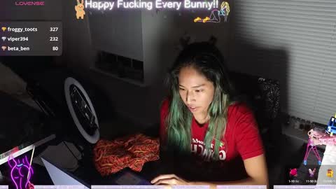 Tokki  bunny  online show from December 1, 2024, 11:14 pm