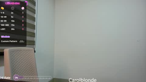 Snapshot of carolblonde chatting on February 9, 2025, 2:38 am Char online show from February 9, 2025, 2:38 am