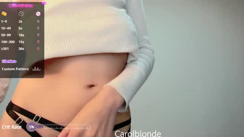 Snapshot of carolblonde chatting on March 7, 2025, 5:40 am Char online show from March 7, 2025, 5:40 am