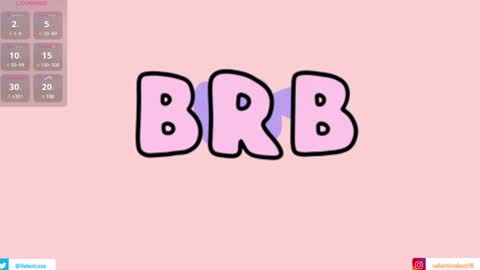 Valentina  online show from January 1, 2025, 1:58 am