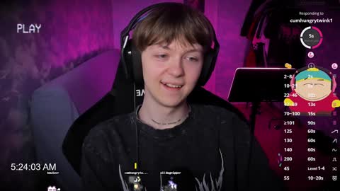 lynxy online show from January 12, 2025, 2:24 am