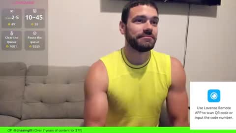 Snapshot of chasemason20 chatting on June 21, 2026, 6:21 pm Onlyfans chasingfit Instagram the arguer Twitter chasingfitOF online show from June 21, 2026, 6:21 pm
