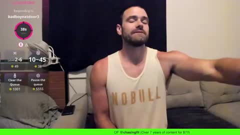 Snapshot of chasemason20 chatting on June 30, 2026, 12:22 am Onlyfans chasingfit Instagram the arguer Twitter chasingfitOF online show from June 30, 2026, 12:22 am