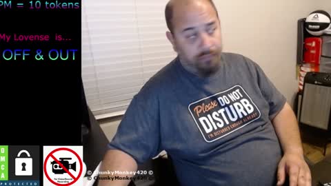 Snapshot of chunkymonkey420 chatting on February 4, 2025, 4:15 am Spencer Smokey Bear online show from February 4, 2025, 4:15 am