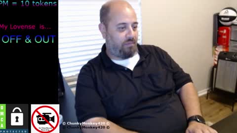 Snapshot of chunkymonkey420 chatting on February 5, 2025, 12:31 am Spencer Smokey Bear online show from February 5, 2025, 12:31 am