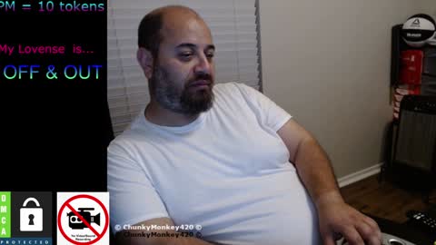 Snapshot of chunkymonkey420 chatting on February 8, 2025, 1:11 am Spencer Smokey Bear online show from February 8, 2025, 1:11 am