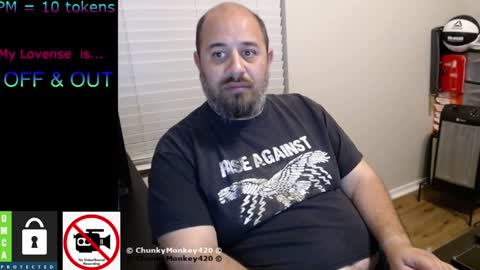 Snapshot of chunkymonkey420 chatting on February 8, 2025, 7:26 am Spencer Smokey Bear online show from February 8, 2025, 7:26 am