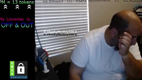 Snapshot of chunkymonkey420 chatting on March 3, 2025, 9:15 pm Spencer Smokey Bear online show from March 3, 2025, 9:15 pm