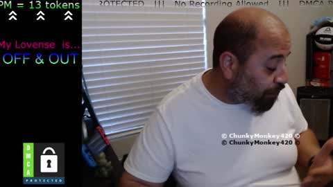 Snapshot of chunkymonkey420 chatting on March 4, 2025, 12:18 am Spencer Smokey Bear online show from March 4, 2025, 12:18 am