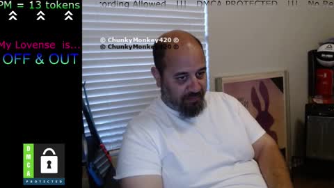 Snapshot of chunkymonkey420 chatting on March 7, 2025, 12:37 am Spencer Smokey Bear online show from March 7, 2025, 12:37 am