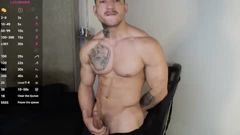 colombianmuscle8 online show from July 23, 2026, 8:29 pm