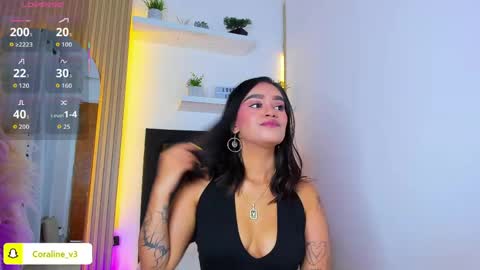 Coraline connected from 10 pm to 6 am Colombia time online show from May 9, 2026, 11:59 am