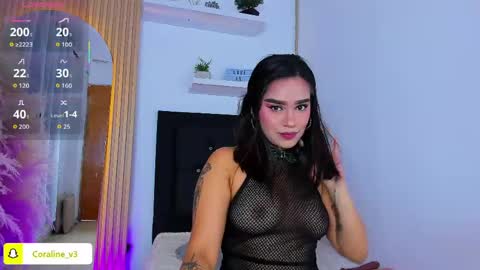Coraline connected from 10 pm to 6 am Colombia time online show from May 23, 2026, 12:09 pm