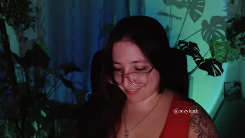 Snapshot of cozykink chatting on February 21, 2026, 2:12 am The Cozy Goddess Goddess M online show from February 21, 2026, 2:12 am