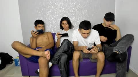 Snapshot of cute_boys18 chatting on March 11, 2025, 8:20 pm ARTURO-18 MATIAS-18 NIKOLAY-19 HADES-18 GABO-19 online show from March 11, 2025, 8:20 pm