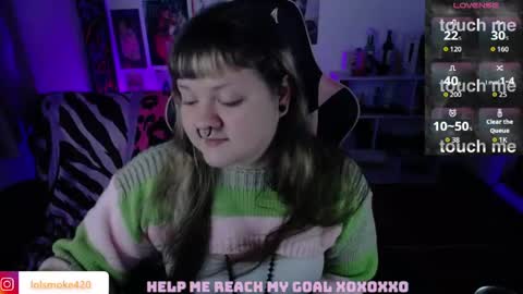 Snapshot of destroyall420 chatting on May 21, 2026, 2:46 pm Lola Bdsm and fries online show from May 21, 2026, 2:46 pm