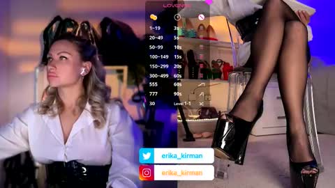 Snapshot of erika_kirman chatting on March 23, 2026, 2:43 pm Erika online show from March 23, 2026, 2:43 pm