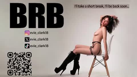 Snapshot of evie_clark_ chatting on August 9, 2026, 3:23 am My name is Evie nice to meet you really get to know me better private is open online show from August 9, 2026, 3:23 am