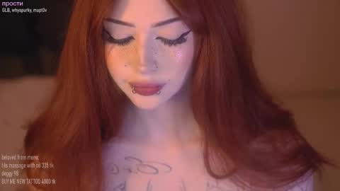 Alyson online show from September 19, 2025, 11:16 pm