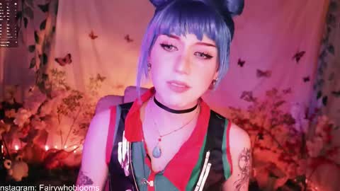 Snapshot of fairywhore chatting on March 14, 2026, 5:24 am Jackie Cosplayer online show from March 14, 2026, 5:24 am