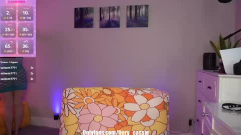Snapshot of fiery_redhead chatting on July 27, 2026, 1:23 am Cassie Ventura online show from July 27, 2026, 1:23 am
