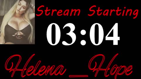 Helena Hope online show from September 18, 2025, 4:47 am