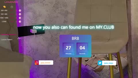 your kitty JANE roawww online show from January 10, 2025, 11:11 am