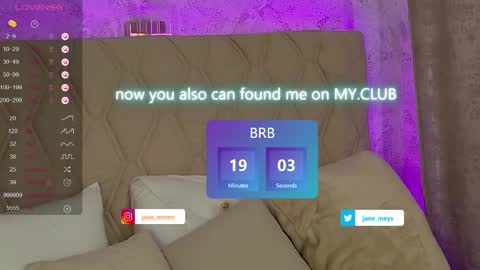 your kitty JANE roawww online show from March 6, 2025, 11:25 am