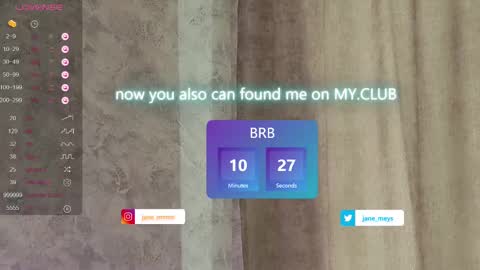 your kitty JANE roawww online show from March 10, 2025, 11:21 am