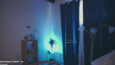 Snapshot of janne_maybe chatting on May 21, 2026, 2:35 pm jmaybe e online show from May 21, 2026, 2:35 pm