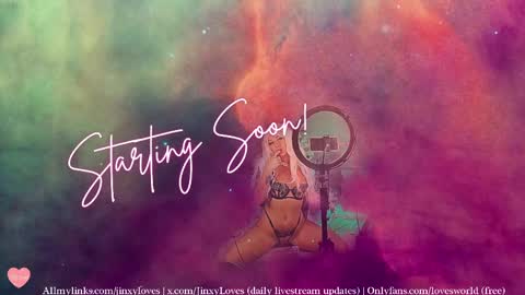 jinxy loves online show from April 9, 2026, 2:22 am