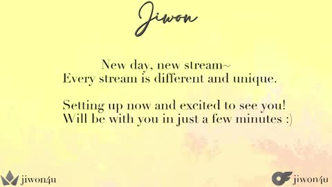 Snapshot of jiwon4u chatting on March 1, 2025, 7:51 am Jiwon online show from March 1, 2025, 7:51 am