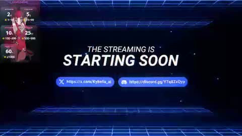 KybellaAI online show from July 18, 2026, 2:38 am