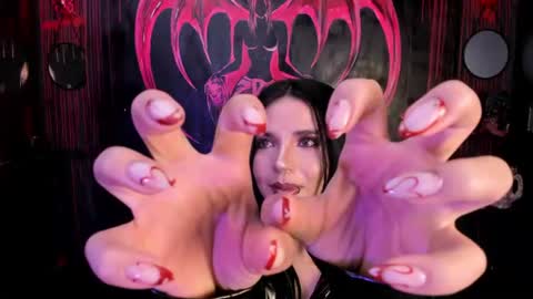 Snapshot of kylie_foxx1 chatting on July 14, 2026, 9:20 pm submissive demon Please help me to reach 500 thumbs up online show from July 14, 2026, 9:20 pm