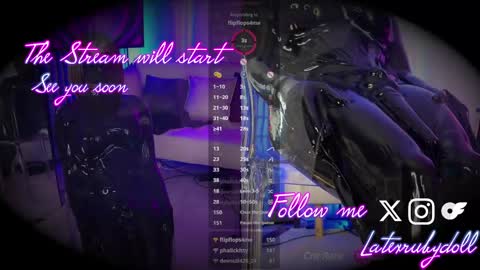 Snapshot of latexrubydoll chatting on February 22, 2025, 3:56 am Latex Ruby online show from February 22, 2025, 3:56 am