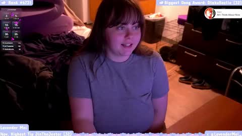 Snapshot of lavendermei chatting on November 6, 2025, 2:23 am LavenderMei online show from November 6, 2025, 2:23 am