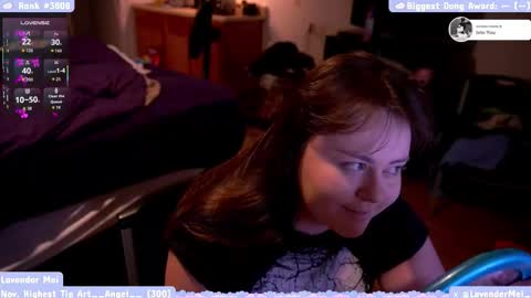 Snapshot of lavendermei chatting on December 19, 2025, 1:12 am LavenderMei online show from December 19, 2025, 1:12 am