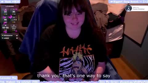 Snapshot of lavendermei chatting on February 11, 2026, 2:16 am LavenderMei online show from February 11, 2026, 2:16 am