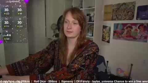 Snapshot of laylas_universe chatting on July 16, 2026, 11:33 pm Layla Universe online show from July 16, 2026, 11:33 pm