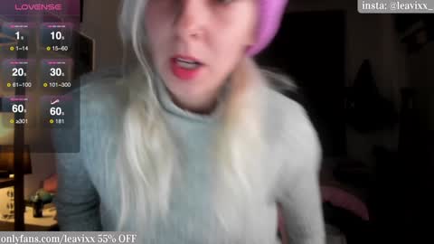 Snapshot of leavixx chatting on January 13, 2025, 8:58 pm LeaVixx online show from January 13, 2025, 8:58 pm