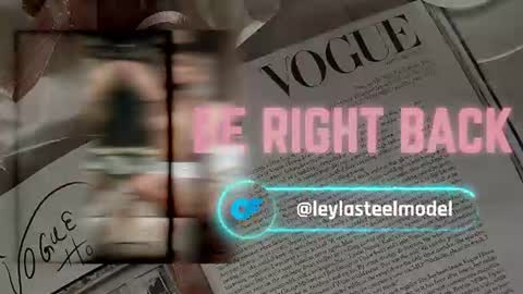 Snapshot of leyla_steel chatting on June 19, 2026, 1:37 pm INSTA leylasteel model online show from June 19, 2026, 1:37 pm