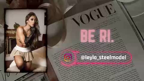 Snapshot of leyla_steel chatting on June 23, 2026, 11:52 am INSTA leylasteel model online show from June 23, 2026, 11:52 am