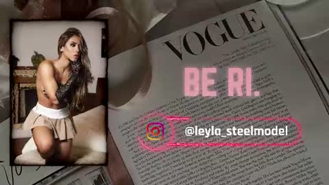 Snapshot of leyla_steel chatting on July 4, 2026, 5:19 pm INSTA leylasteel model online show from July 4, 2026, 5:19 pm